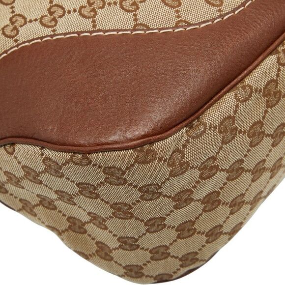 Gucci GG Canvas One Shoulder Bag Shoulder Bag 203506 Black Leather Women's Gucci - Picture 5 of 10